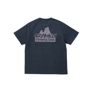 Gramicci เสื้อยืด รุ่น UNISEX CLIMBING GEAR TEE VINTAGE BLACK