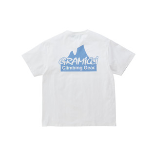 Gramicci เสื้อยืด รุ่น UNISEX CLIMBING GEAR TEE WHITE