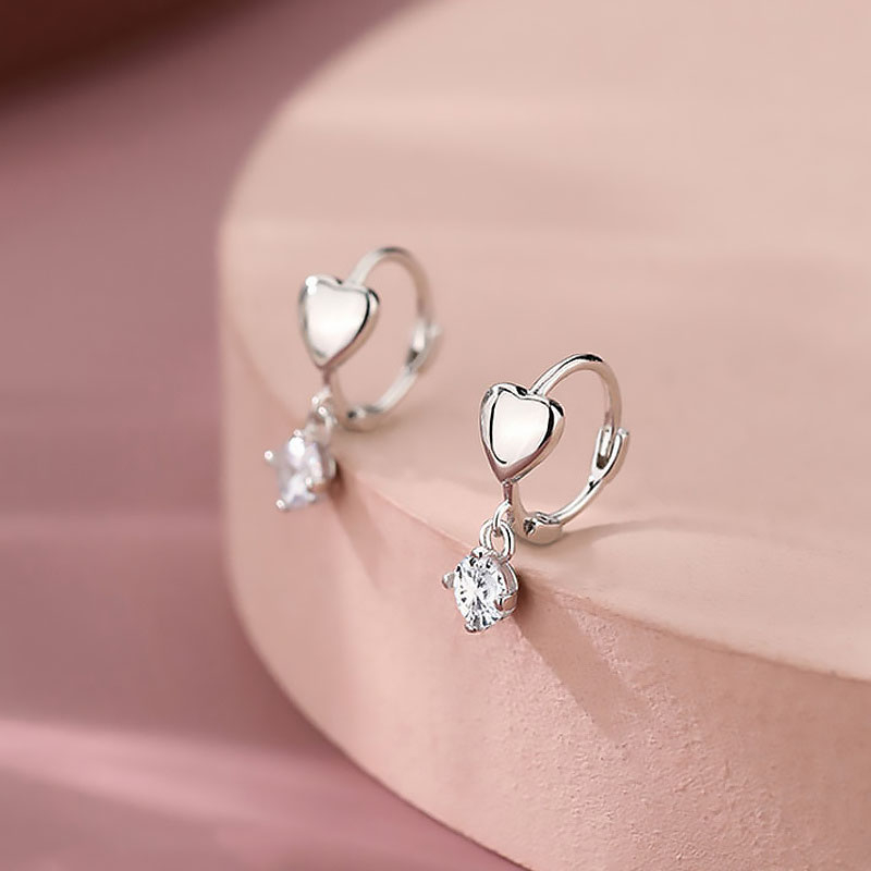 ต่างหู s925 earrings รุ่น Love's Diamond ผู้หญิง ต่างหูแฟชั่น ของขวัญ เครื่องประดับ minimal