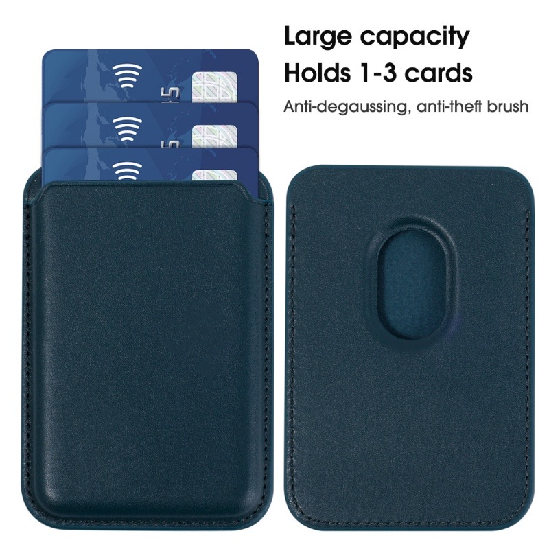 KB กระเป๋าสตางค์หนัง ใส่บัตรได้ เป็นแม่เหล็ก ใช้สำหรับ iPhone Magnetic Card Holder Wallet กระเป๋าติดโทรศัพท์ใส่บัตร รูปที่ 7