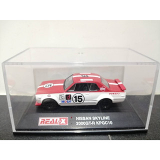 Real-X Nissan Skyline 2000GT-R Coupe Race Car KPGC10 Hakosuka GTR JDM 1/72