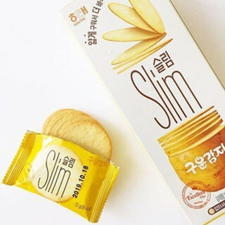 2 กล่อง / [พร้อมส่ง]  HAITAI SLIM POTATO CHIP ขนมมันฝรั่งอบกรอบแบบแผ่น 80g.