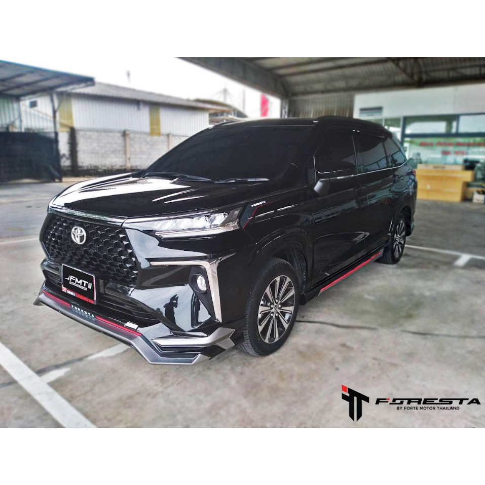 ชุดแต่ง TOYOTA VELOZ 2022 (SMART) สเกิร์ตหน้า/ข้าง/หลัง สปอยเลอร์/สปอยเลอร์ยก สติ๊กเกอร์ แบรนด์ FORE
