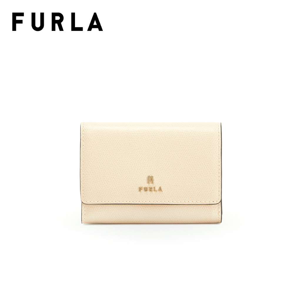 FURLA กระเป๋าสตางค์ผู้หญิง รุ่น CAMELIA CONTINENTAL WALLET NERO