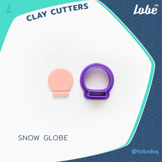Snow Globe A Clay Cutter/ Clay Tools/ Polymer Clay Cutter/ แม่พิมพ์กดดินโพลิเมอร์รูปทรงลูกโลกหิมะ