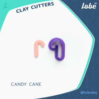 Candy Cane Shape Clay Cutter/ Clay Tools/ Polymer Clay Cutter/แม่พิมพ์กดดินโพลิเมอร์รูปทรงแท่งลูกกวาด