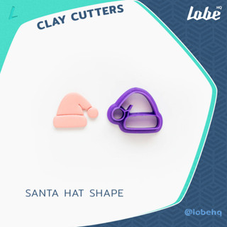 Santa Hat A Clay Cutter/ Clay Tools/Polymer Clay Cutter/ แม่พิมพ์กดดินโพลิเมอร์รูปทรงหมวกซานต้า