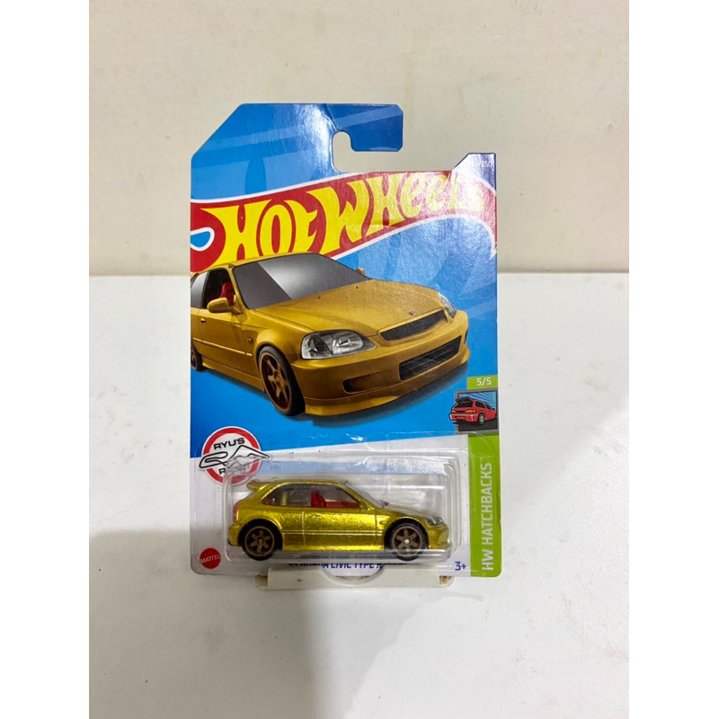 รถเหล็ก Hot Wheels 99'Honda civic type R (EK9) STH