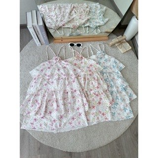 “ Flower dress “  ชุดเดรส ลายดอกไม้มาใหม่ - Swanashop