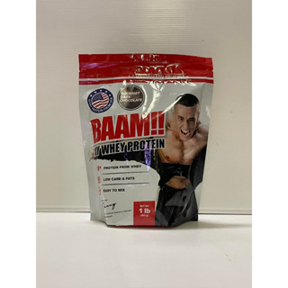 🔥BAAM 100% MY WHEY ขนาด 1 ปอนด์(453 กรัม) รส Gourmet Dark Chocolate🔥 (exp.06/26)