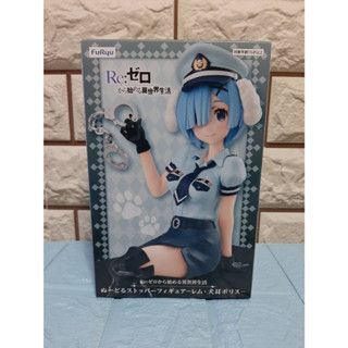 (ของแท้ มือ1) Re:Zero kara Hajimeru Isekai Rem Noodle Stopper Inumimi Police Furyu