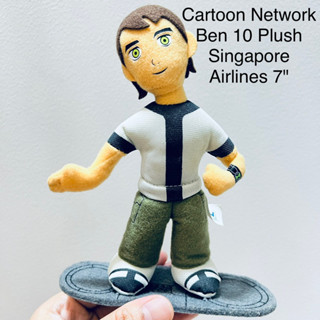 ตุ๊กตา คน ใน เบนเท็น ขนาด7” Cartoon Network Ben 10 Plush Singapore Airlines งานสวยเท่ น่าสะสม ลิขสิทธิ์แท้ หายากพอสมควร