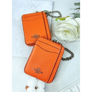 🍊🍊กระเป๋าใส่บัตรNEW Coach Zip Card Case Style No. 6303