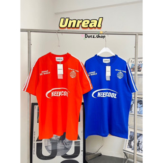 เสื้อยืด Oversize Unreal KeepCool สปอทแต่งแถบ สวยมาก สีชัด แจ่ม