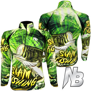 เสื้อตกปลา,ปั่นจักรยาน EO BASS SIAM Fishing ป้องกัน UV