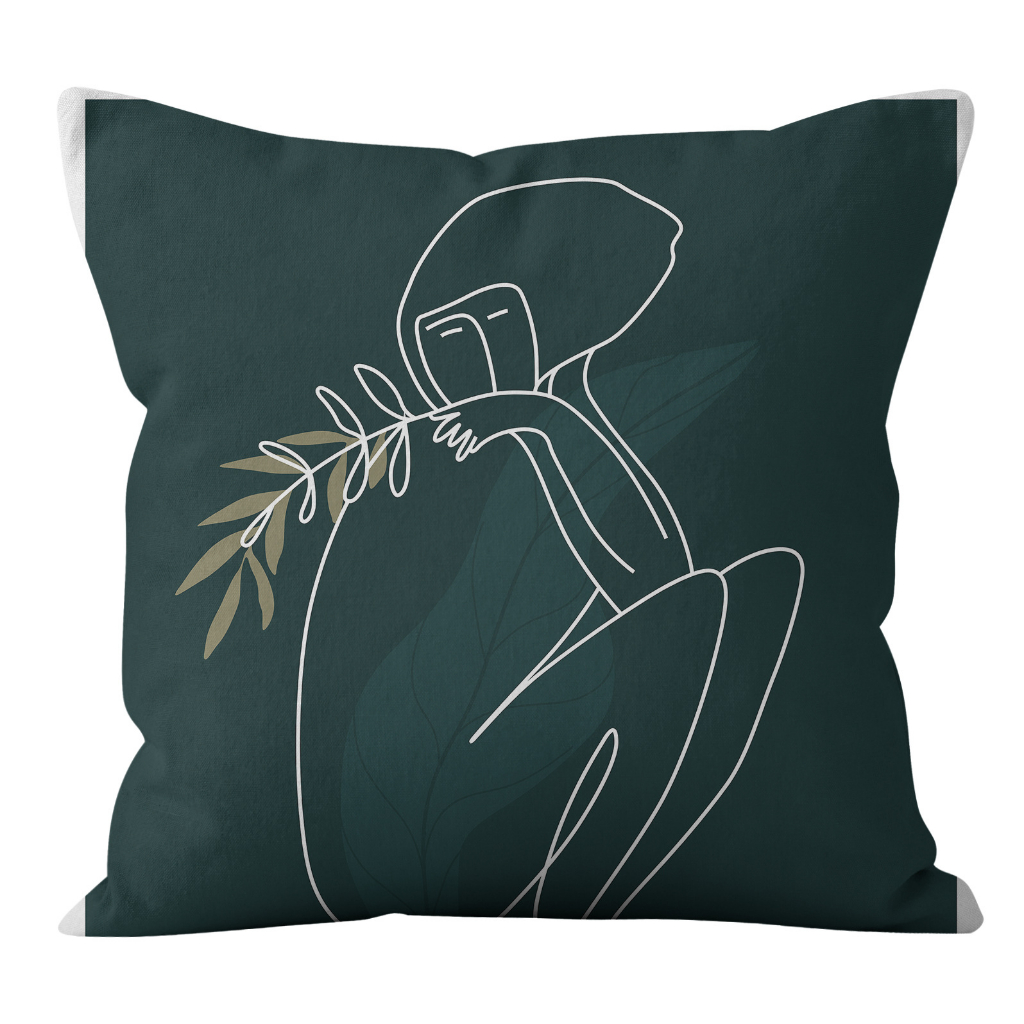 ShopAt.Two[PW-2283] ปลอกหมอน ปลอกหมอนโซฟา ปลอกหมอนตกแต่งโซฟา ทรงสี่เหลี่ยม ขนาด 45x45 cm. - รูปที่ 6