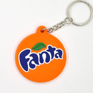 พวงกุญแจยาง Fanta แฟนต้า โซดา soda