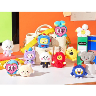 ( พร้อมส่ง ) Truz minini standing bag charm ตุ๊กตาพวงกุญแจ รุ่นแรก ห้อยได้ treasure ของแท้จากช้อป line friends