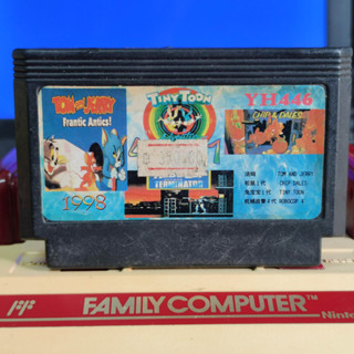 Famicom 4 in 1 YH446 [bootleg] มี Robocop / Chip &amp; Dales / Tom Jerry .. เล่นได้