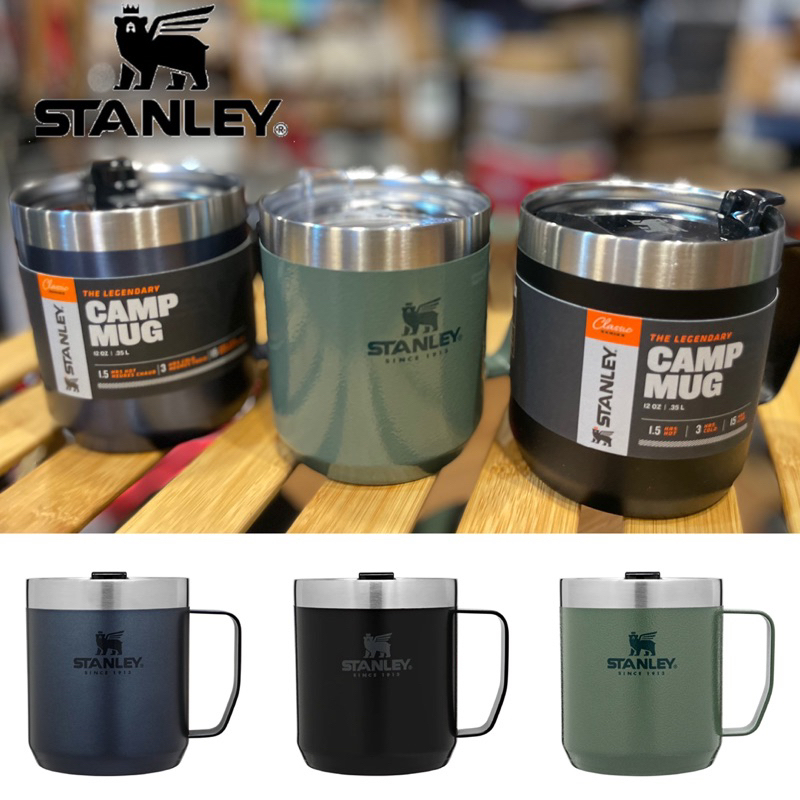 [ลิขสิทธิ์แท้]แก้วน้ำเก็บความเย็น Stanley Classic Legendary Camp Mug 12 oz เก็บได้ทั้ง ร้อน และ เย็น