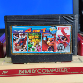 Famicom 4 in 1 YH-438 [bootleg] มี Mortal Kombat / Chip &amp; Dale .. เล่นได้