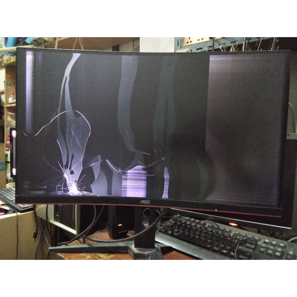 AOC C27G1 27" VA 144Hz จอแตก มือสอง