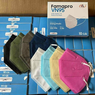 หน้ากากอนามัย N95 ตรานกฟ้า ยี่่ห้อ Famapro VN95 ป้องกันฝุ่น PM 2.5 สินค้ามีสต๊อก พร้อมส่งทุกวันครับ