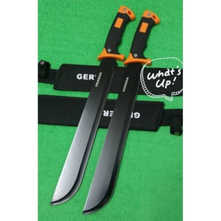 มีดยาว อุปกรณ์เดินป่า มีดปลายเรียว GERBER/2918 ยาว (54cm) พร้อมซองผ้า มีดอเนกประสงค์