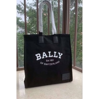 Bally Canvas tote กระเป๋า ผ้า เนื้อหนา อย่างดี#สินค้าพรีเมี่ยมเเท้จากชุดน้ำหอม #Bally