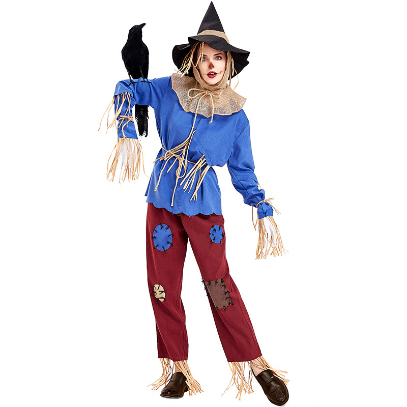 cp100 ใส่ได้ทั้งชายและหญิง ชุดหุ่นไล่กา scarecrow costume The Wizard of Oz พ่อมดแห่งเมืองออซ