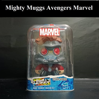 Mighty Muggs Star-Lord Marvel Avengers Hasbro ไมตี้ มักส์ สตาร์-ลอร์ด ตุ๊กตาเปลี่ยนหน้าได้ ฮาสโบร ลิขสิทธิ์แท้