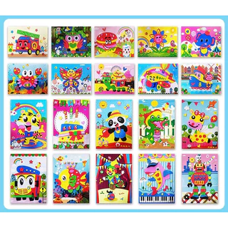 สติ๊กเกอร์โฟม DIY เด็ก สติ๊กเกอร์ 3 มิติ โฟม EVA สติ๊กเกอร์ DIY ของเล่นเสริมพัฒนาการ สติ๊กเกอร์เด็ก ของเล่นเด็ก 2 ขวบ