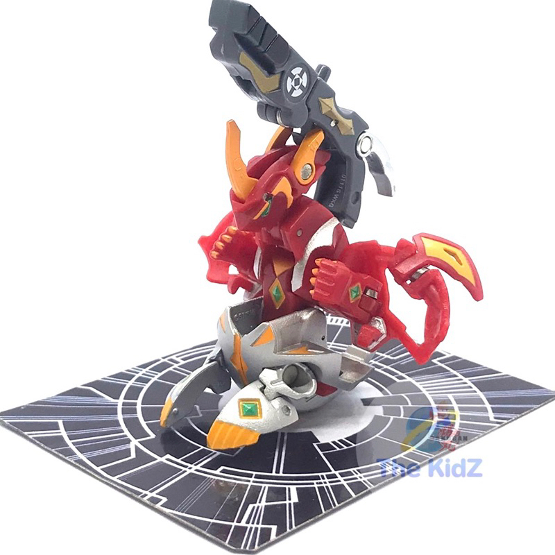 บาคุกัน Bakugan Titanium Dragonoid Pyrus Red Mechtanium Surge (Custom Painted As Anime)