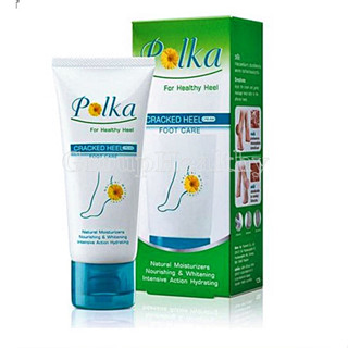 Polka Cracked Heel Cream พอลก้า แคร๊ก ฮีล ครีม ครีมทาส้นเท้าแตก ขนาด 25 กรัม 1 หลอด