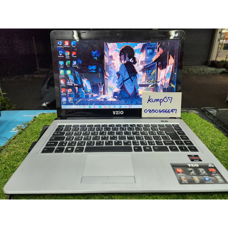 ขาย Notebook VZiO VNA-F319F AMD E2 RAM 4 HDD 500 มือ2 สภาพดี 1900 บาท ครับ