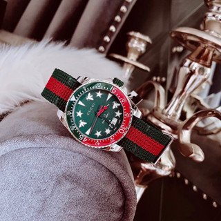 Gucci watch 41mm ได้สายผ้า  สินค้าใหม่ แท้100%