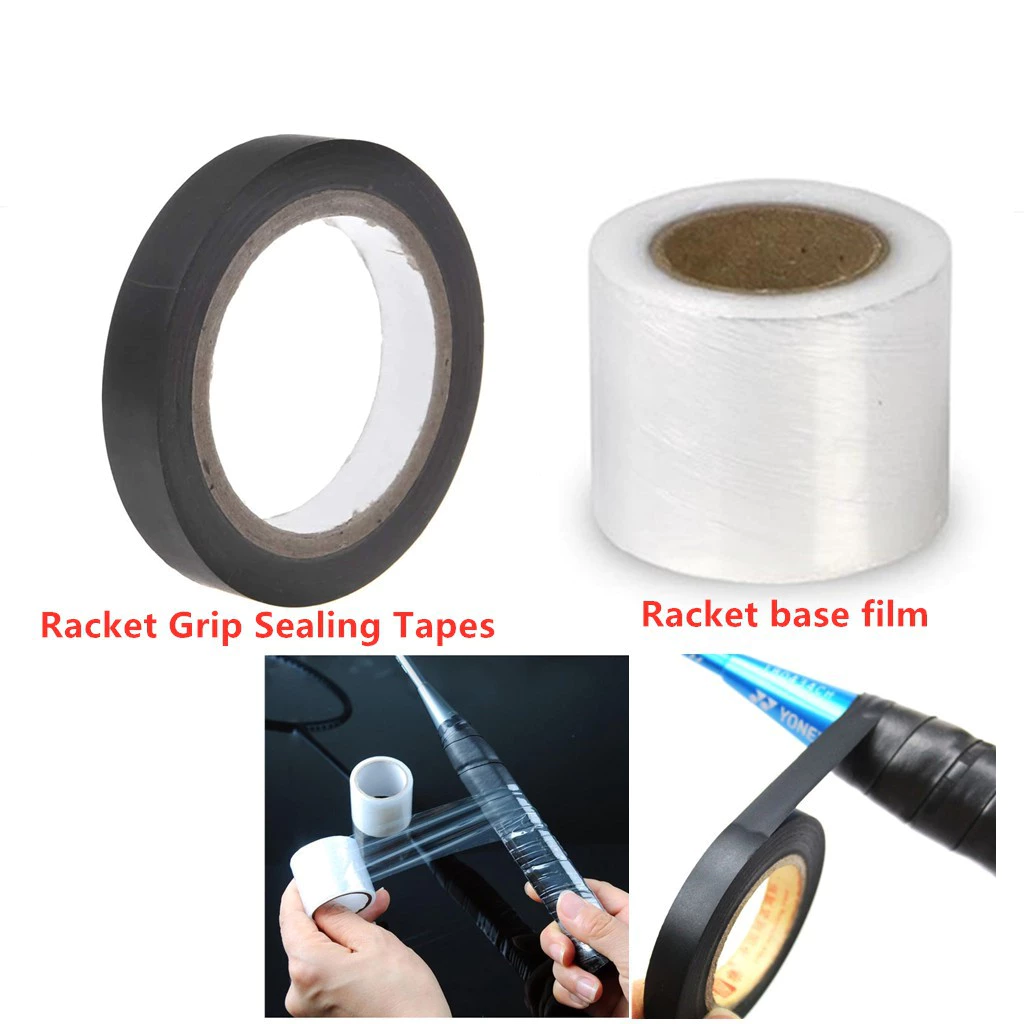 🇹🇭[สินค้าพร้อมส่งจากกรุงเทพฯ] 1 ชิ้นเทนนิสแบดมินตันแร็กเก็ตจับ Overgrip เทปปิดผนึกสารประกอบหรือฟิล์มฐาน