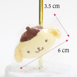 ✅POMPOMPURIN Sanrio mini plush doll pin ตุ๊กตาปอมปอมเข็มกลัด น่ารักๆ