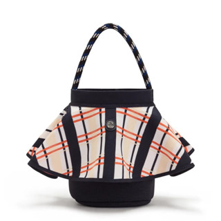 Kipling SKIRT BAG-Keiko Plaid Bl ทรงถือ