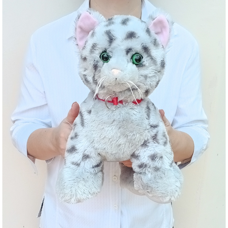 ตุ๊กตาแมวบิ้วอะแบร์ Build A Bear Promise Pets Gray Spotted Kitty Cat ขนาด 14 นิ้ว