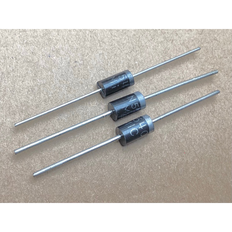5ชิ้น 1N5408 IN5408 1N5404 1N5401 DO-201 3A 1000V Rectifier In-lined Diode