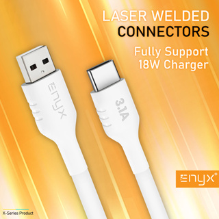 รุ่นใหม่ สายชาร์จ ENYX รุ่น C-2X Charging Cable USB to L /Micro USB /Type-C 3.1 A ชาร์จไวกว่าเดิม ชาร์จเร็ว