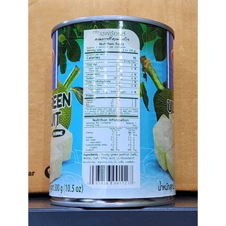ขนุนอ่อนในน้ำเกลือ ยี่ห้อเชฟช้อยส์ (Young Green Jackfruit in Brine ; Ches's Choice brand)