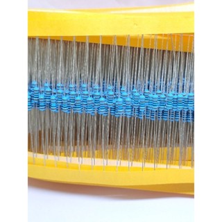 100pcs ตัวต้านทาน 1/4 W 1% 1Kโอห์ม  ชนิดฟิล์มโลหะ metal film resistor