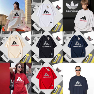 เสื้อยืดแขนสั้น Adidas x Balenciaga 🔖 Unisex 👱🏻‍♂️👩🏼‍🦰 cotton 💯 ผ้านุ่ม ใส่สบายตัว พร้อมส่งจากไทย 🚚 ร้านค้าจัดส่งไว