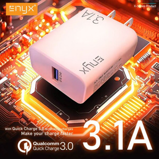 ใหม่ หัวชาร์จ Adapter ENYX A-2X 3.1A รองรับการชาร์จเร็ว 18W