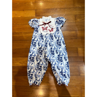 Tiny Whale Romper size 5t (สำหรับน้อง 4-5 ขวบ) งานสวยมากๆ ผ้าดี สบาย