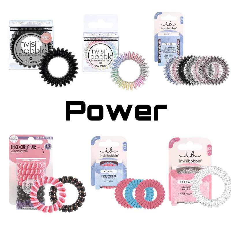 พร้อมส่ง🎉INVISIBOBBLE ยางรัดผม รุ่น Power & Extra Hold แบ่งขาย 1 เส้น
