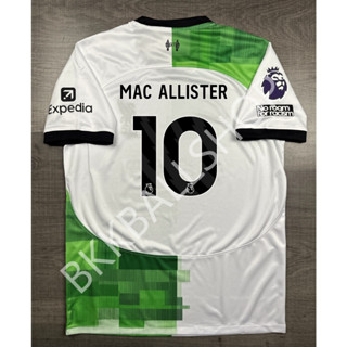 เสื้อฟุตบอล ลิเวอร์พูล Away เยือน 2023/24 อาร์ม EPL 10 MAC ALLISTER