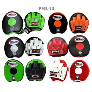 Twins Special mini Focus mitts PML-13 punching Genuine Leather for Trainer Muay Thai MMA K1 เป้ามือทวินส์ ทำจากหนังเเท้